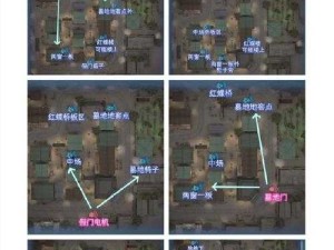 荒野行动地图方位识别与标点技巧全解析