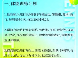 体育生如何通过科学训练提升体能？体育生必看的训练技巧与经验分享