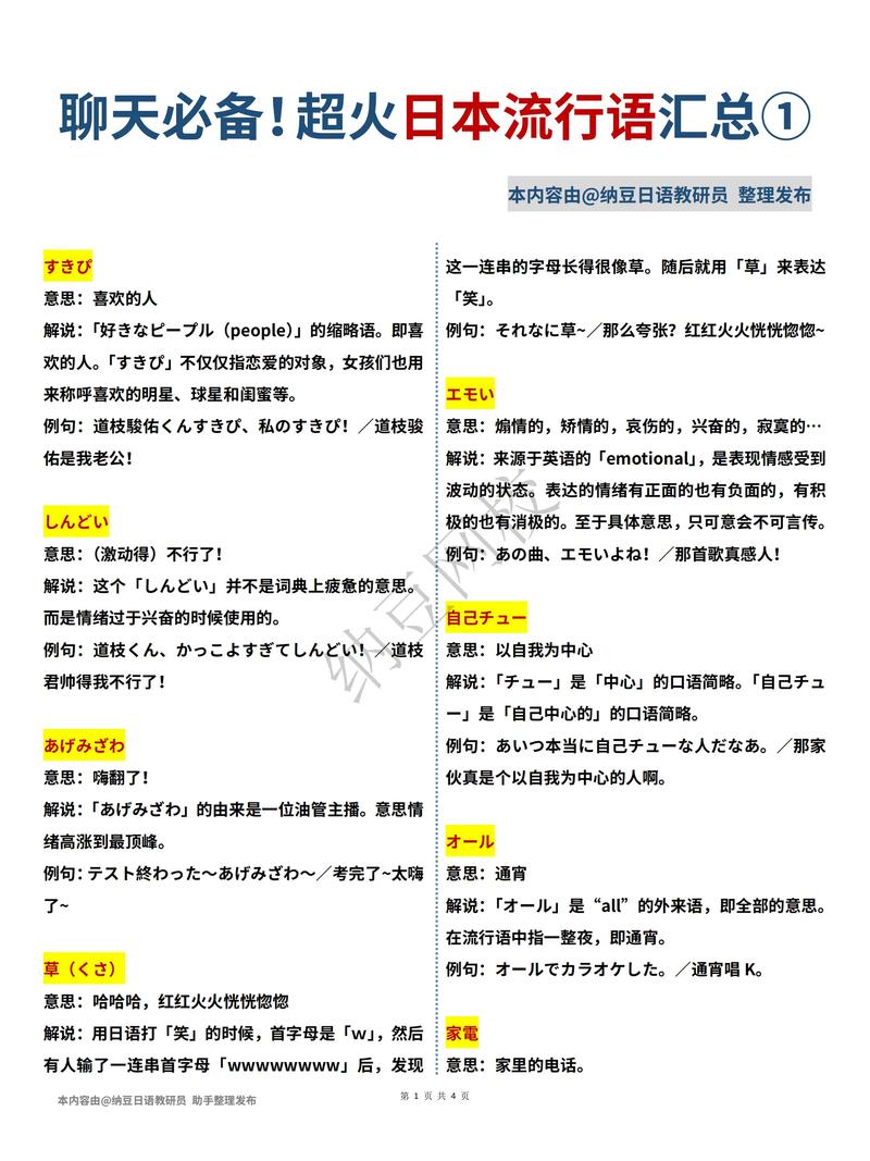哄冻尼,日语网络流行语的奇妙之旅