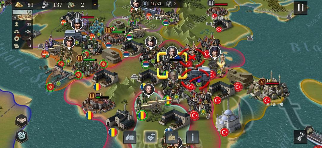 欧陆战争6,1914基础兵种特点大全及民兵、轻步兵与重机枪兵克制关系