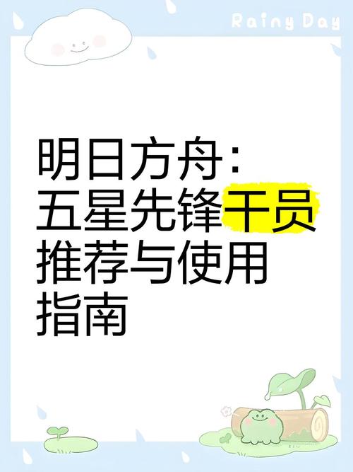 明日方舟自选五星干员推荐,如何高效管理与使用,最大化资源价值